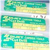 Image 2 : Lot of (3) DIJET Coolant Thru S-CUT DRILLS, 0.375" DIA. 4-1/2" OAL
