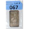 Image 1 : 1 Oz. 1987 Congratulations motif .999 Silver Bar