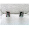 Image 1 : New Sterling Silver Mystic Topaz Stud Earrings