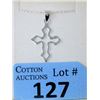 Image 1 : New .925 Sterling Silver Cross Pendant
