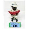 Image 1 : Black Americana Cast Metal Coin Bank