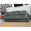Image 1 : Stylus  82" Fabric Sofa - Blue/Grey
