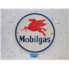 Image 1 : Cast Metal 9" Mobilgas Sign