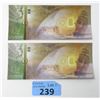 Image 1 : 2 x One Tenth Gram .9999 Gold Ingot Bars