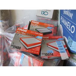 25 Assorted Fram Air Filters