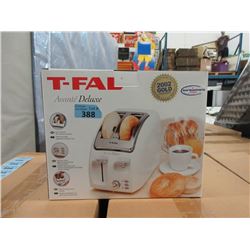New T-Fal Deluxe 2 Slice Wide Slot Toaster