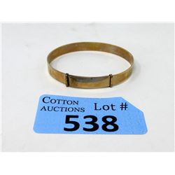 Vintage 9KT Gold Child's Slide Bangle Bracelet