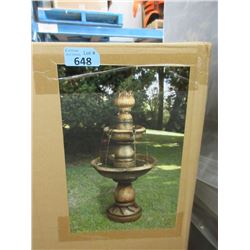 New Dynasty 2 Tier Round Garden Fountain