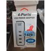 Image 1 : 8 New 4 Port USB Power Adapters