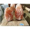 Image 1 : 2 New Himalayan Salt Lamps  - With Bulbs & Cords