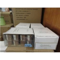 4 Boxes of 24 Gingerbread Votive Candles