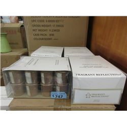 4 Boxes of 24 Gingerbread Votive Candles