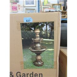 New Dynasty 2 Tier Round Garden Fountain