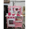 Image 1 : New Pink Children's Kitchen Set - Wood