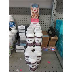 19 Bottles of NAC & 2 Lip Plumpers