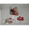Image 1 : 3 Canadian .9999 Silver $5 Coins on Folders