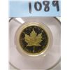 Image 2 : 1/4 Oz Fine Gold 1989 Canada Maple Leaf Coin