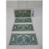 Image 2 : Four 1937 Bank of Canada $1 Bank Notes
