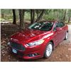 Image 1 : 2015 FORD FUSION SE HYBRID - RED - 4-DOOR - VIN # 3FA6P0LU2FR140358 -ODO READS 26389KMS -