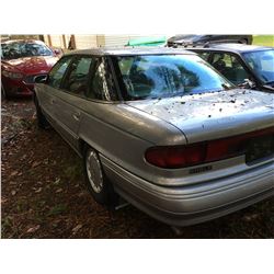 1995 MERCURY SABLE 4-DOOR SEDAN - GREY - VIN #1MELM5044SG622191 - 6-CYLINDERS/GAS,