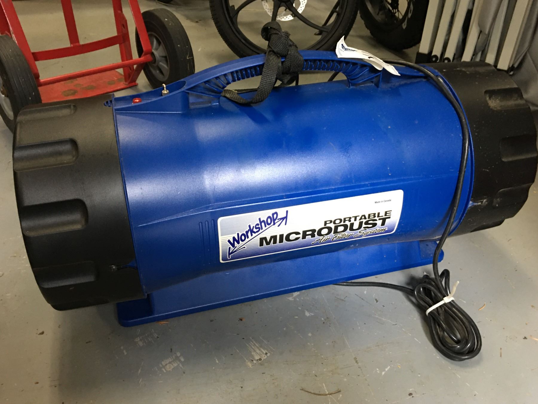 PORTABLE MICRO DUST AIR FILTER SYSTEM GREAT FOR HOME WOOD WORK