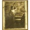 Image 1 : VINTAGE LITHOGRAPH PRINT 4.5'' X 3.5'', a standing Indian young man, titled ''Setting Sun Sioux'' on