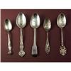 Image 2 : Twenty-seven silver souvenir and demi-tasse spoons and a sugar tong to include Sterling silver piece