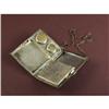 Image 2 : Three silver cigarette/vanity cases to include a German Silver case on a brass chain.  The interior 