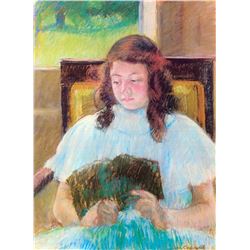 Mary Cassatt - Young Girl Reading