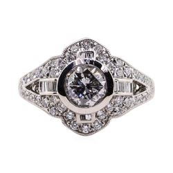 1.06 ctw Diamond Ring - Platinum