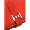 Image 4 : Hermes Red Box Leather Bearn Wallet