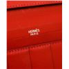 Image 7 : Hermes Red Box Leather Bearn Wallet