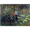 Image 1 : Claude Monet - Woman with a Parasol in the Garden of Argenteuil