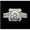 Image 2 : 1.41 ctw Diamond Ring - 14KT White Gold