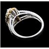 Image 3 : 1.45 ctw Diamond Ring - 18KT Rose And White Gold