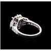 Image 3 : 14KT White Gold 1.94 ctw Tanzanite and Diamond Ring