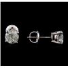 Image 2 : 1.41 ctw Diamond Stud Earrings - 14KT White Gold