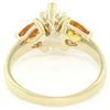 Image 7 : 14kt Yellow Gold 1.62 ctw Diamond and Yellow Sapphire 3 Stone Ring