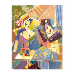 Isaac Maimon, "New Scheme of Color" Original Acrylic Painting, Hand Signed with