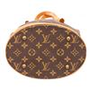 Image 3 : Louis Vuitton Monogram Canvas Leather Petit Bucket PM Bag