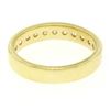 Image 5 : 18k Yellow Gold 0.33 ctw 11 Channel Round Brilliant Cut Diamond Band Ring