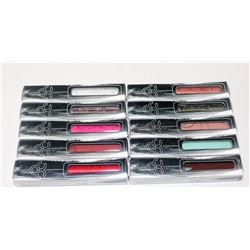 LOT OF 10 ASSORTED OCC LIPTAR LIPSTICKS