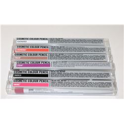 LOT OF 6 ASSORTED OCC COSMETIC COLOR PENCILS