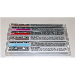 LOT OF 6 ASSORTED OCC COSMETIC COLOUR PENCILS