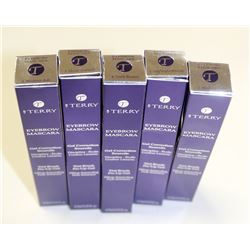 LOT OF 5 ASSORTED TERRY EYEBROW MASCARAS