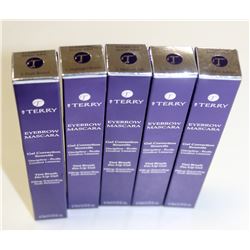 LOT OF 5 ASSORTED TERRY EYEBROW MASCARAS