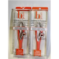LOT OF 2 B BEAUTE LICENSE TO TWEEZE AUTOMATIC
