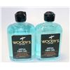 Image 1 : LOT OF 2 WOODY'S FOR MEN MEGA FIRM GEL 355ML