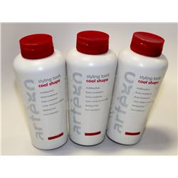 LOT OF 3 ARTEGO 300ML STYLING TOOLS COOL SHAPE