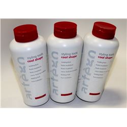LOT OF 3 ARTEGO 300ML STYLING TOOLS COOL SHAPE